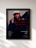 #noir Tableau de l'album As 10 Mais de MC Marcinho, cadre noir, imprimé et encadré en France