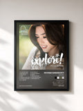 #noir Tableau de l'album EXPLORE! (Special Edition) de Isyana Sarasvati, cadre noir, imprimé et encadré en France