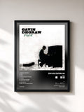 #noir Tableau de l'album FREE de Gavin DeGraw, cadre noir, imprimé et encadré en France