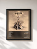 #noir Tableau de l'album El azogue de Marea, cadre noir, imprimé et encadré en France