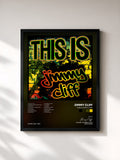 #noir Tableau de l'album This Is Jimmy Cliff de Jimmy Cliff, cadre noir, imprimé et encadré en France