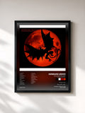 #noir Tableau de l'album DEVILMAN crybaby (Original Soundtrack) de kensuke ushio, cadre noir, imprimé et encadré en France