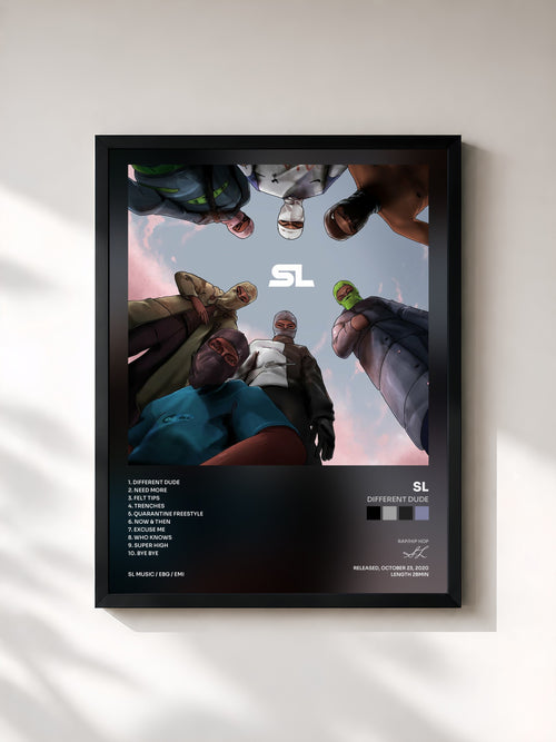 SL · Different Dude — Affiche encadrée