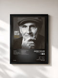 #noir Tableau de l'album American Standard de James Taylor, cadre noir, imprimé et encadré en France