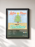 #noir Tableau de l'album Songs For Christmas de Sufjan Stevens, cadre noir, imprimé et encadré en France