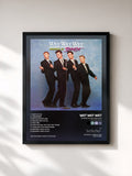 #noir Tableau de l'album Popped In Souled Out (B-Sides and Rarities) de Wet Wet Wet, cadre noir, imprimé et encadré en France
