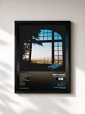 #noir Tableau de l'album Always Tomorrow de Best Coast, cadre noir, imprimé et encadré en France