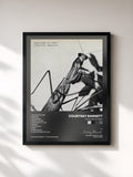 #noir Tableau de l'album Creature of Habit de Courtney Barnett, cadre noir, imprimé et encadré en France