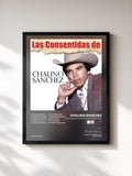 #noir Tableau de l'album Las Consentidas De Chalino Sánchez de Chalino Sanchez, cadre noir, imprimé et encadré en France