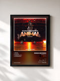 #noir Tableau de l'album Animal Pt. 1 de Maria Becerra, cadre noir, imprimé et encadré en France