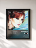 #noir Tableau de l'album Amor Eterno de Rocio Durcal, cadre noir, imprimé et encadré en France
