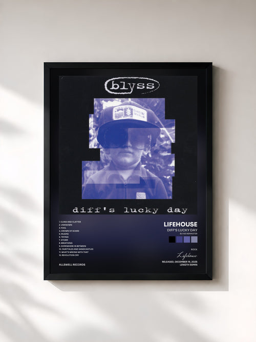Lifehouse · diff's lucky day (blyss remaster) — Affiche encadrée