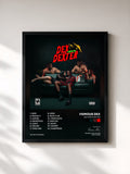 #noir Tableau de l'album Dex Meets Dexter de Famous Dex, cadre noir, imprimé et encadré en France