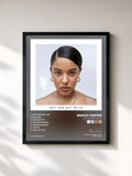 #noir Tableau de l'album Why Her Not Me - EP de Grace Carter, cadre noir, imprimé et encadré en France