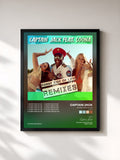#noir Tableau de l'album Sunny Side of Life (Remixes) de Captain Jack, cadre noir, imprimé et encadré en France