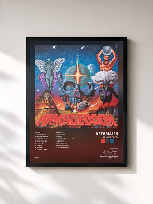 Ketama126 · Armageddon — Affiche encadrée