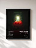 #noir Tableau de l'album Love Songs For Robots de Patrick Watson, cadre noir, imprimé et encadré en France