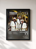 #noir Tableau de l'album Puros Corridos de Hijos De Barron, cadre noir, imprimé et encadré en France