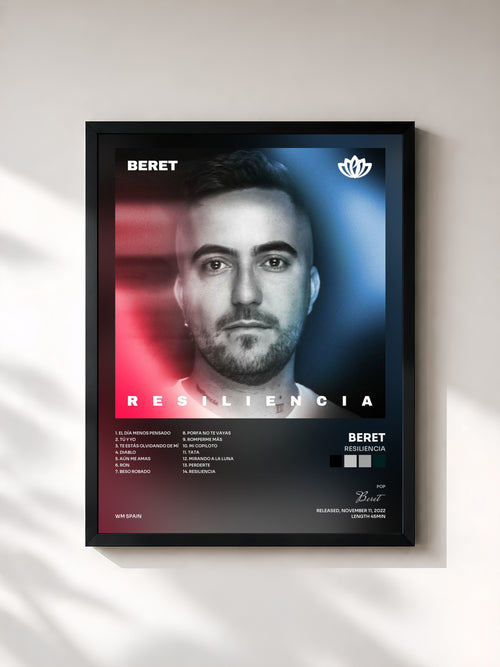 Beret · Resiliencia — Affiche encadrée