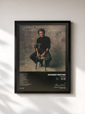 #noir Tableau de l'album Feelings de Johnny Mathis, cadre noir, imprimé et encadré en France