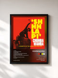 #noir Tableau de l'album Slap! de Chumbawamba, cadre noir, imprimé et encadré en France
