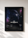 #noir Tableau de l'album Hitman 2 de Veysel, cadre noir, imprimé et encadré en France