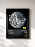 #noir Tableau de l'album From Sleep de Max Richter, cadre noir, imprimé et encadré en France