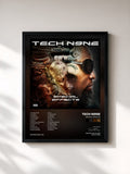 #noir Tableau de l'album Special Effects de Tech N9ne, cadre noir, imprimé et encadré en France