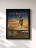 #noir Tableau de l'album Hochkultur de Samy Deluxe, cadre noir, imprimé et encadré en France