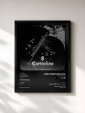 #noir Tableau de l'album 8 Cartuchos de Doble ONE Flow Letal, cadre noir, imprimé et encadré en France