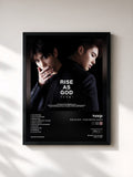 #noir Tableau de l'album Rise As God - TVXQ! Special Album de TVXQ!, cadre noir, imprimé et encadré en France