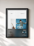 #noir Tableau de l'album B Sides (06-17) de Jamie T, cadre noir, imprimé et encadré en France