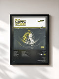 #noir Tableau de l'album Long Story Short de Illy, cadre noir, imprimé et encadré en France