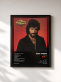 #noir Tableau de l'album Loveline de Eddie Rabbitt, cadre noir, imprimé et encadré en France