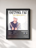 #noir Tableau de l'album Las Compuse Para Ti de Espinoza Paz, cadre noir, imprimé et encadré en France