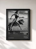 #noir Tableau de l'album Wings of the Wild de Delta Goodrem, cadre noir, imprimé et encadré en France