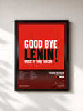 #noir Tableau de l'album Goodbye Lenin ! de Yann Tiersen, cadre noir, imprimé et encadré en France