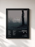 #noir Tableau de l'album Controllo Del Livello Di Rombo de Subsonica, cadre noir, imprimé et encadré en France