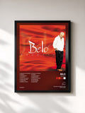 #noir Tableau de l'album Desafio de Belo, cadre noir, imprimé et encadré en France