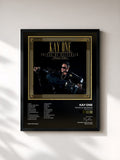 #noir Tableau de l'album Prince of Belvedair (Premium Edition) de Kay One, cadre noir, imprimé et encadré en France