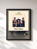 #noir Tableau de l'album Ocean (Deluxe Edition) de Lady A, cadre noir, imprimé et encadré en France