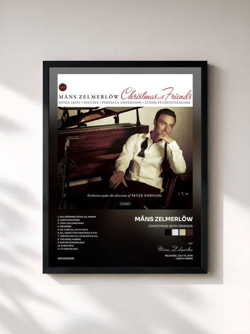 Måns Zelmerlöw · Christmas With Friends — Affiche encadrée