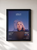 #noir Tableau de l'album Understudy de Låpsley, cadre noir, imprimé et encadré en France