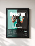 #noir Tableau de l'album Slapeloze Nachten de The Opposites, cadre noir, imprimé et encadré en France