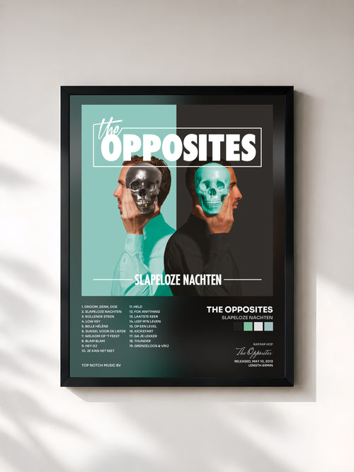 The Opposites · Slapeloze Nachten — Affiche encadrée