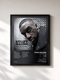 #noir Tableau de l'album Why So Serious (Tape 1) de Bugzy Malone, cadre noir, imprimé et encadré en France