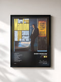 #noir Tableau de l'album Swing Street de Barry Manilow, cadre noir, imprimé et encadré en France