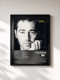 #noir Tableau de l'album Il Tempo Dell' Amore de Luca Carboni, cadre noir, imprimé et encadré en France