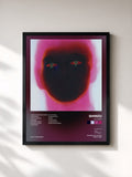 #noir Tableau de l'album W.O.W.A de Ghinzu, cadre noir, imprimé et encadré en France