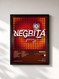 #noir Tableau de l'album Reset (20th Anniversary Edition / Remastered 2019) de Negrita, cadre noir, imprimé et encadré en France